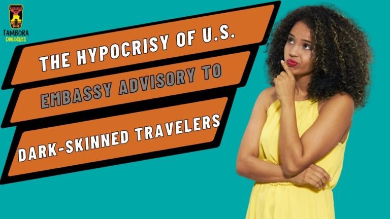 The Hypocrisy of the US Embassy Advisory for Dark Skin Travelers to Dominican Republic