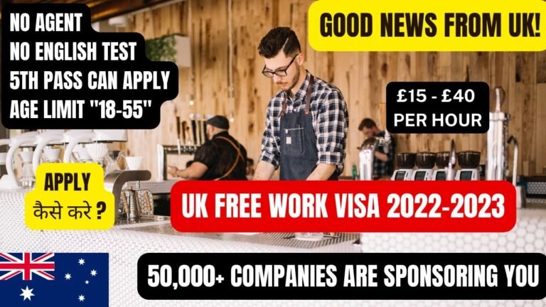 🇬🇧 UK Free Work Visa 2022-2023 | UK Visa | UK Tier 2 Visa | Skilled Worker Visa | UK Immigration 🇬🇧