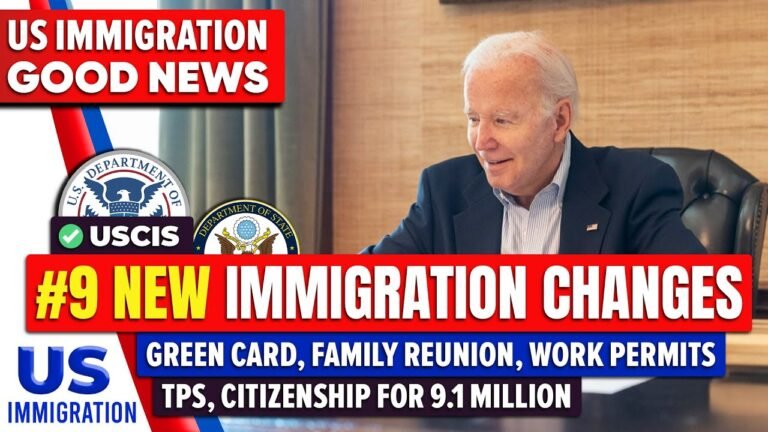 US Immigration #9 Breaking News : Green Card, Family Reunion, Work Permits, TPS, Citizenship | USCIS