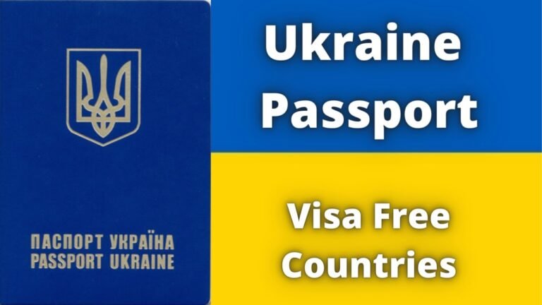 Ukraine Passport Visa Free Countries