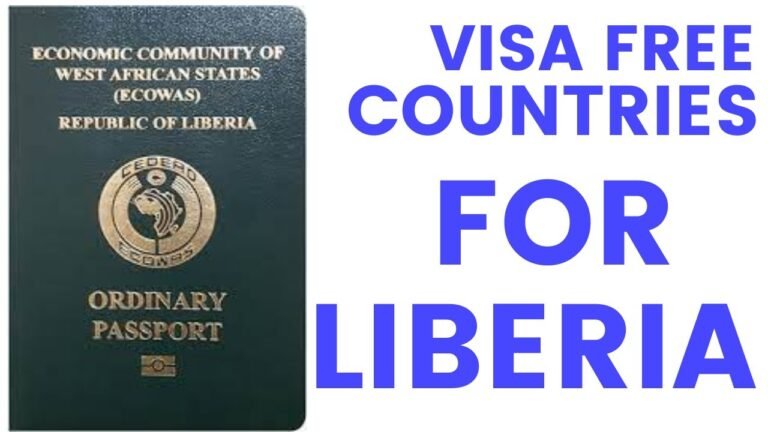 VISA FREE COUNTRIES FOR LIBERIAN PASSPORT HOLDERS 2021