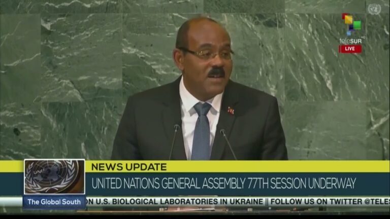 We are in a climate emergency, says Antigua and Barbuda's PM