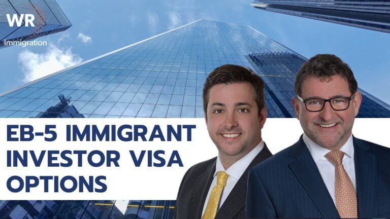 Webinar: EB-5 Immigrant Investor Visa Options