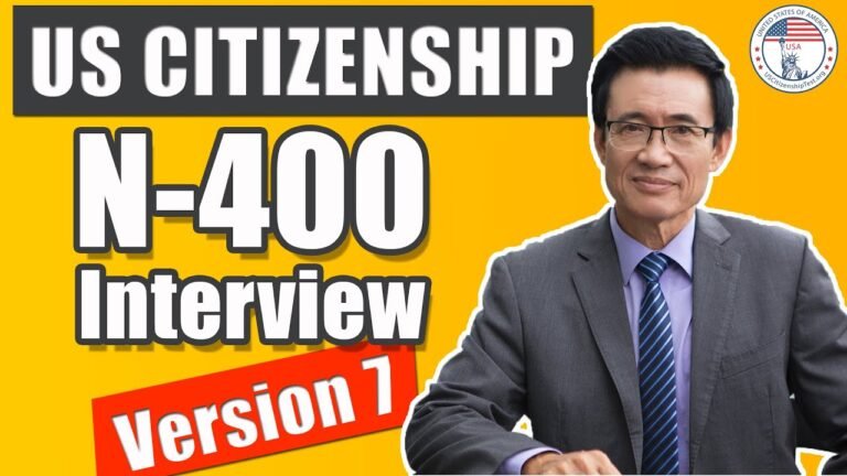 2022 US Citizenship Interview  V7 N400 | Actual Applicant Experience