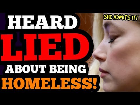 Amber Heard ADMITS SHE LIED about being HOMELESS while BETRAYING HER TEAM!