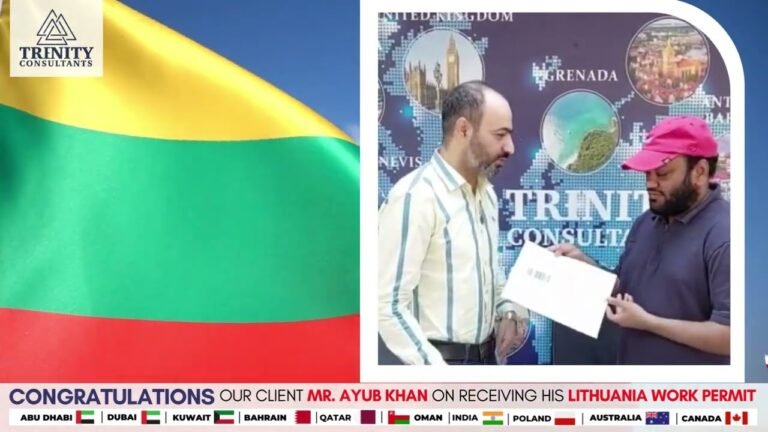 ✅Another SuccessStory-Lithuania Work Permit-You can be the Next Achiever-Book your Free Consultation