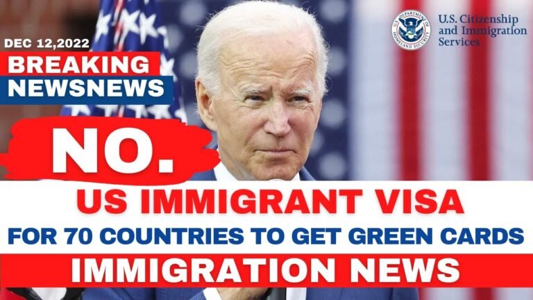 BREAKING NEWS: IS U.S. Has No Immigrant Visa Processing in Nearly 70 Countries to Get Green Card?