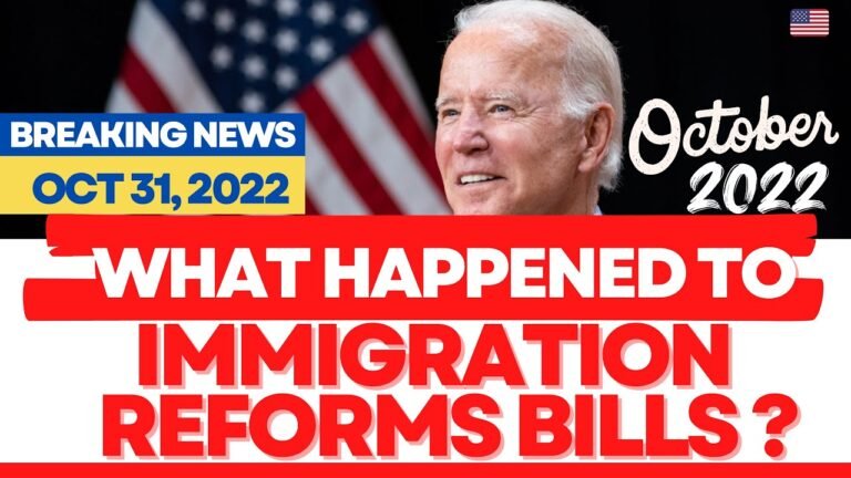 BREAKING NEWS: What Happened To Immigration Reform, Green Card Bills Work Permit, EAD Status Updates