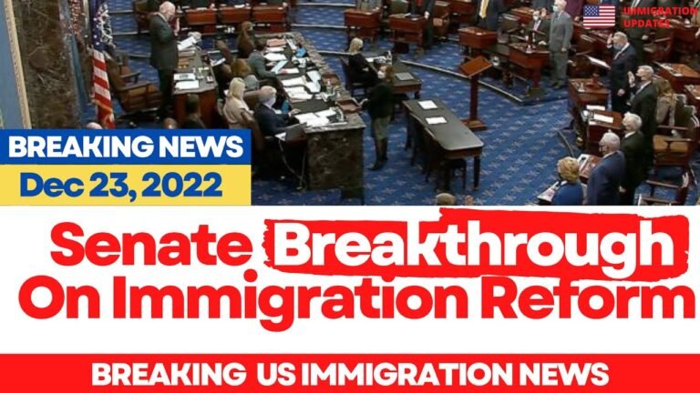 Big News: A Senate Breakthrough On Immigration Reform | Green Cards, Work Permit Removing Backlogs