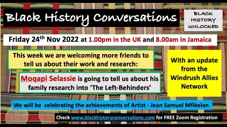 Black history lunchtime conversation # 84