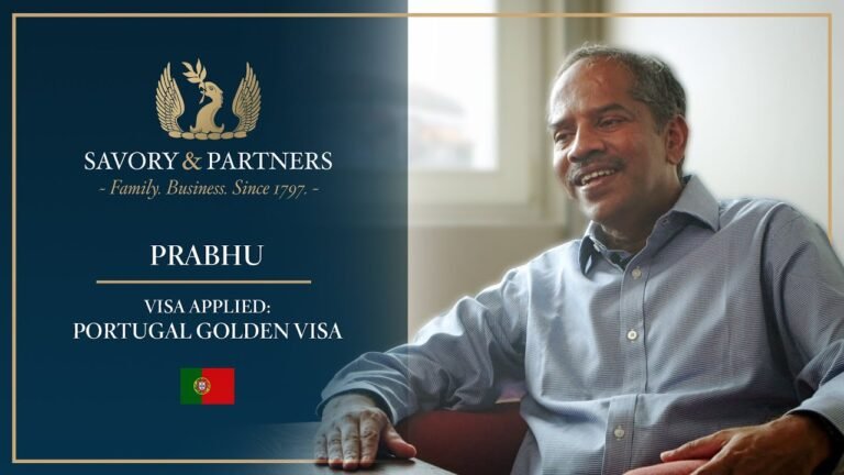 Client Testimonial – Portugal Golden Visa – Mr. Prabhu