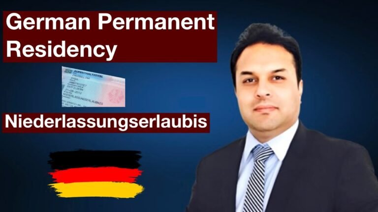 German Permanent Residency| Mirza Rohail Baig |