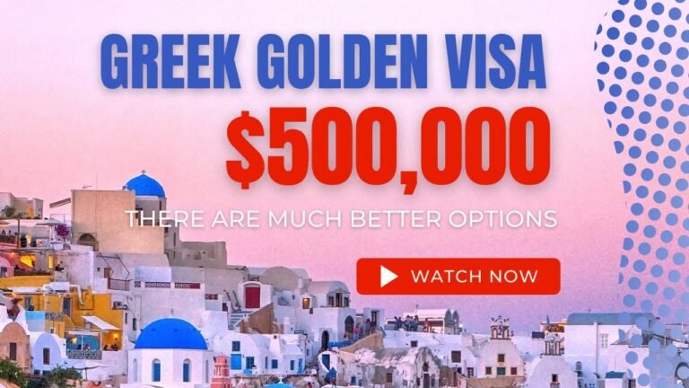 Greece Golden Visa Increased to 500K