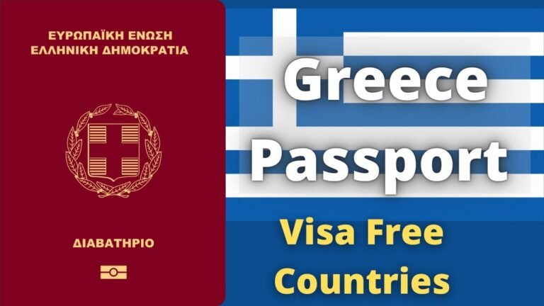 Greece Passport Visa Free Countries