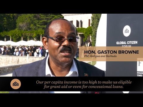 Hon. Gaston Browne interview: Global Citizen Forum 2017