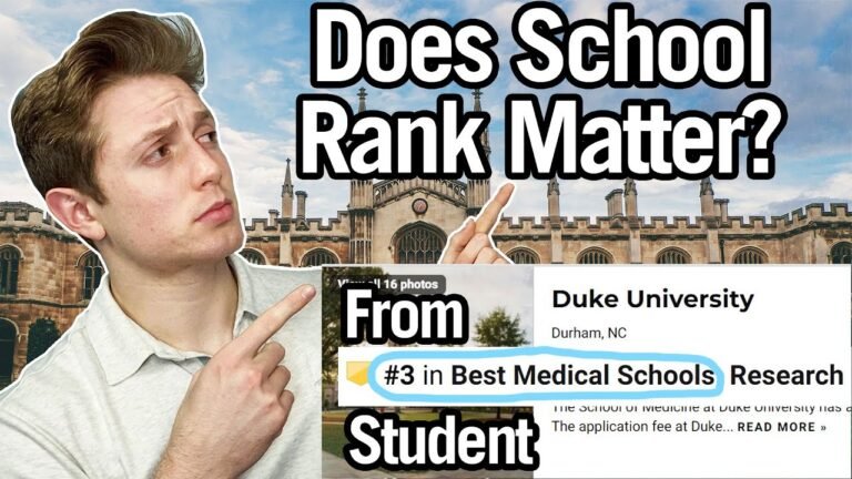 How To Decide Where To Go To Medical School? | Ranking, Cost, Residency, Fit