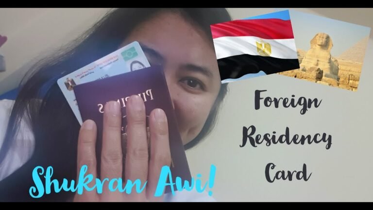 How to extend or renew your Tourist / Non-touristic Residency Permit || EGYPT