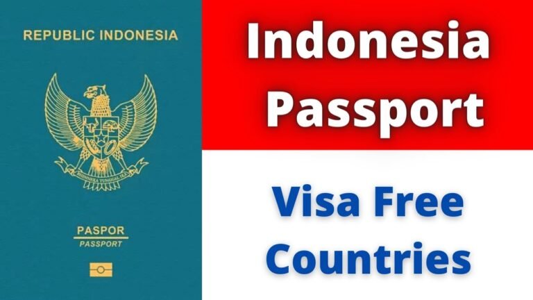 Indonesia Passport Visa Free Countries