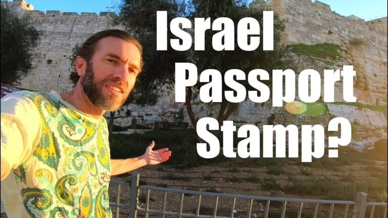 Israel Travel: Passport Stamp & Border Crossing Explained