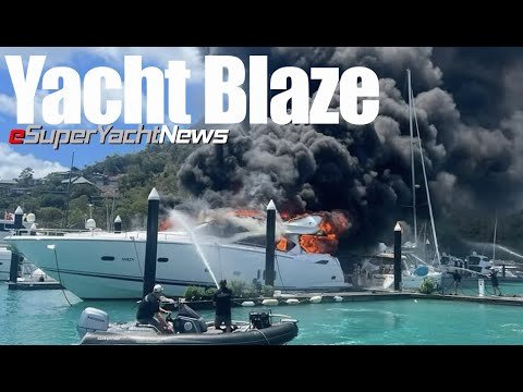 Massive Blaze on Yacht in Queensland | Trouble Brewing in SA for Russian Yacht | SY News Ep144