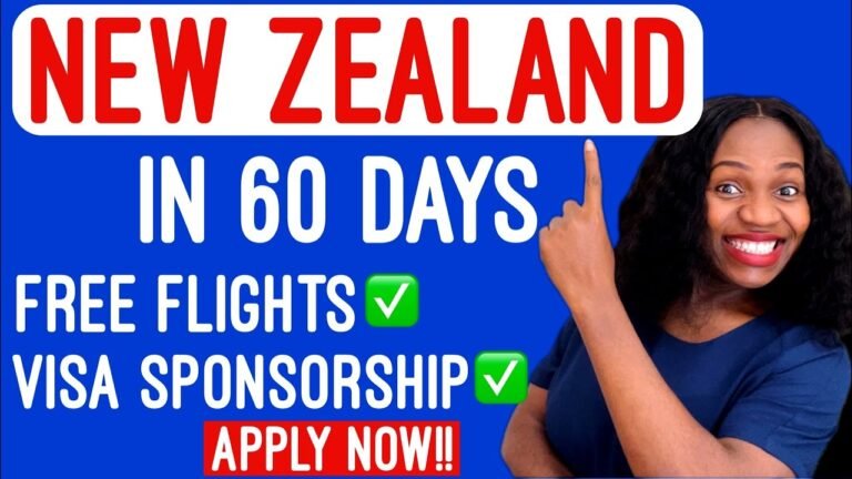 NEW ZEALAND WORK VISA | NEW ZEALAND  WORK VISAS SPONSORSHIP FOR FOREIGNERS | IMMIGRATE WITH AMMY