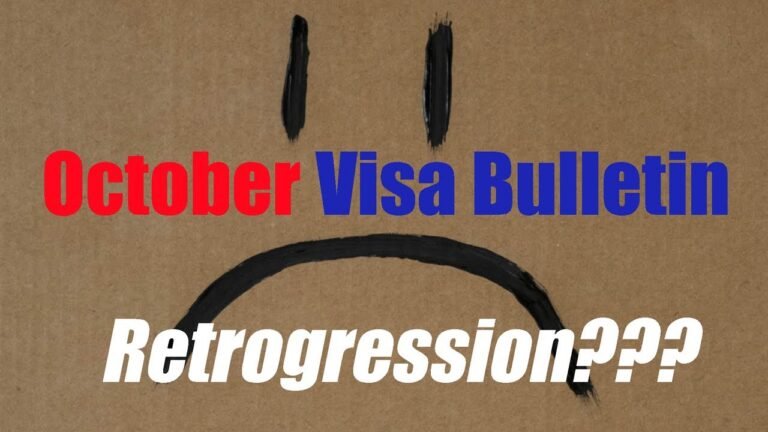 October Visa Bulletin Retrogression?