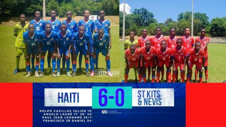 REZIME GOAL HAITI vs ST KITTS and NEVIS 6-0