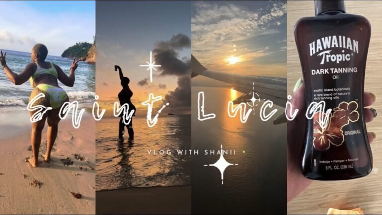 Solo Trip Saint Lucia Travel Vlog – Horseback Riding, Cycling , Street Party and  Sunset Cruising