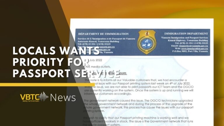 Some locals demand Passport Service a priority to locals | VBTC News