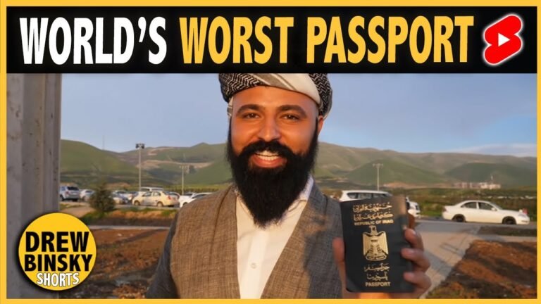 TRAVELING WITH THE WORLD’S WORST PASSPORT