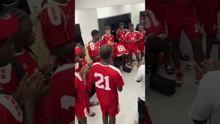 Team St. Kitts Under 17 Locker Room Motivation! | St. Kitts Nevis Football Association (SKNFA)