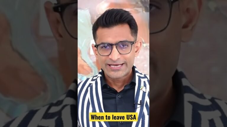 The right time to Leave the US? And WHO should leave?