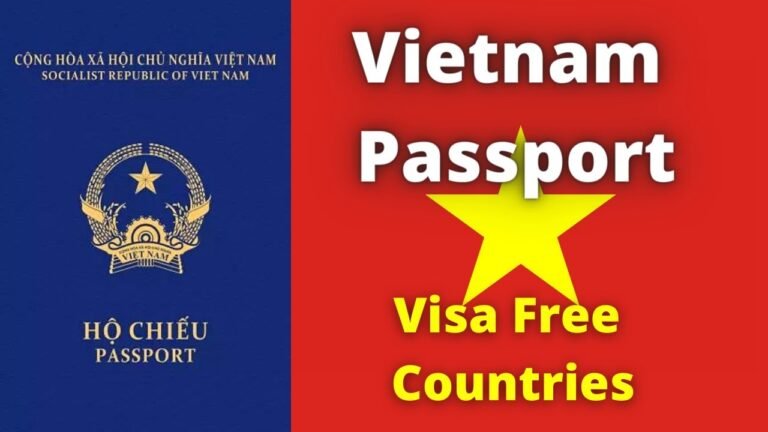 Vietnam Passport Visa Free Countries