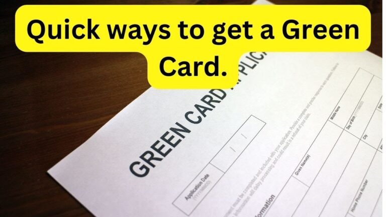 #dvlottery How Can I get a Green Card Fast? |Quick ways to get a Green Card.