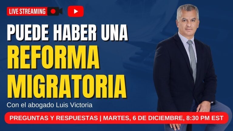 ¡IMPORTANTE! PODRÁ HABER UNA REFORMA MIGRATORIA  | LEGALIZARÁN A MILLONES