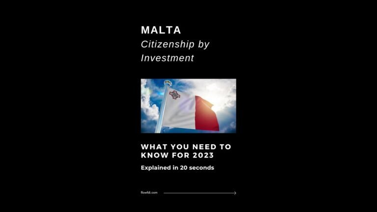 Malta Citizenship by Investment l Maltese CBI Explained in 20 seconds